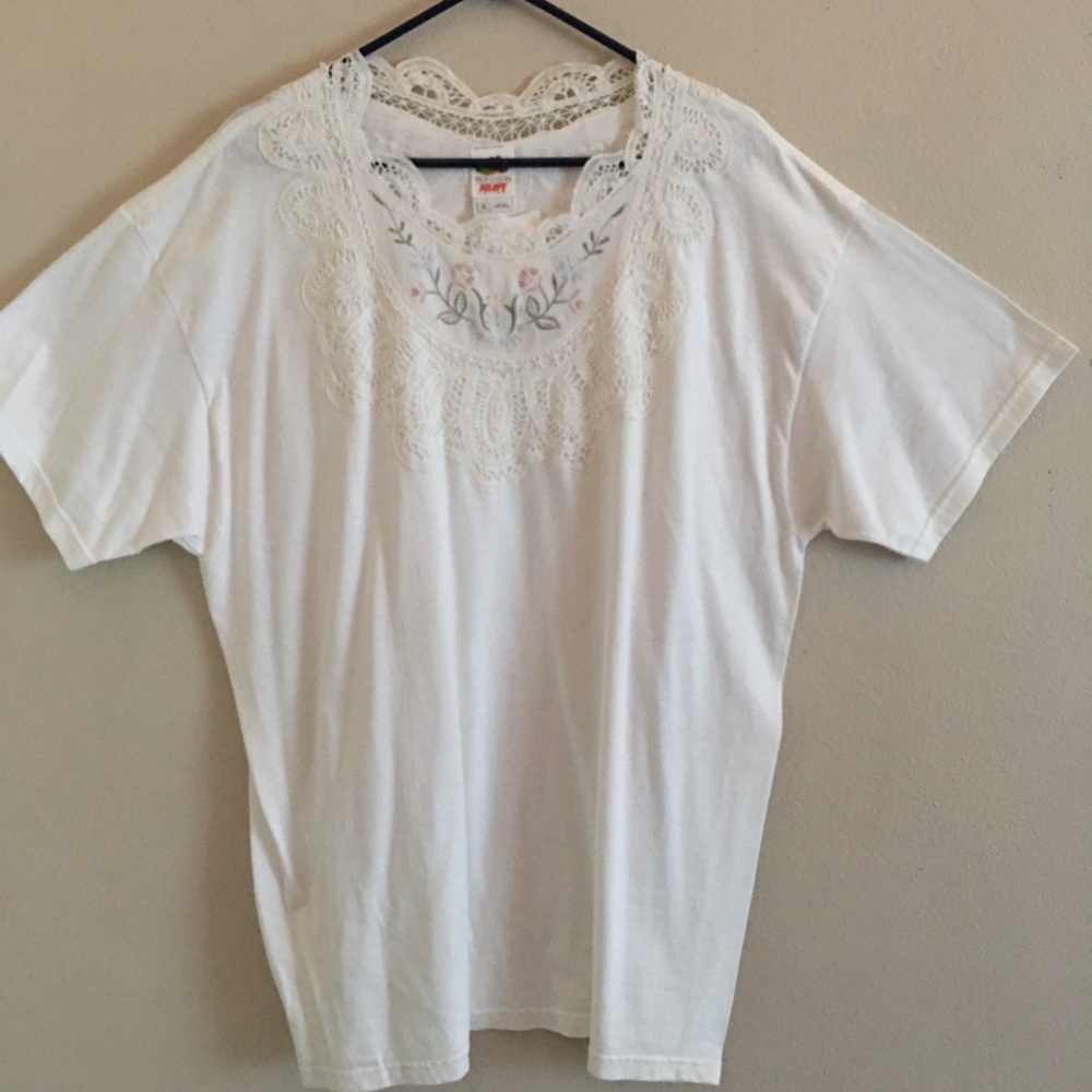 Fruit of the Loom Lace Blouse